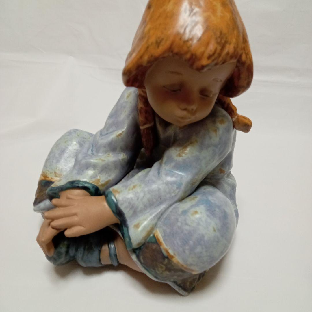 リヤドロ　NO.2210 物憂い日　少女