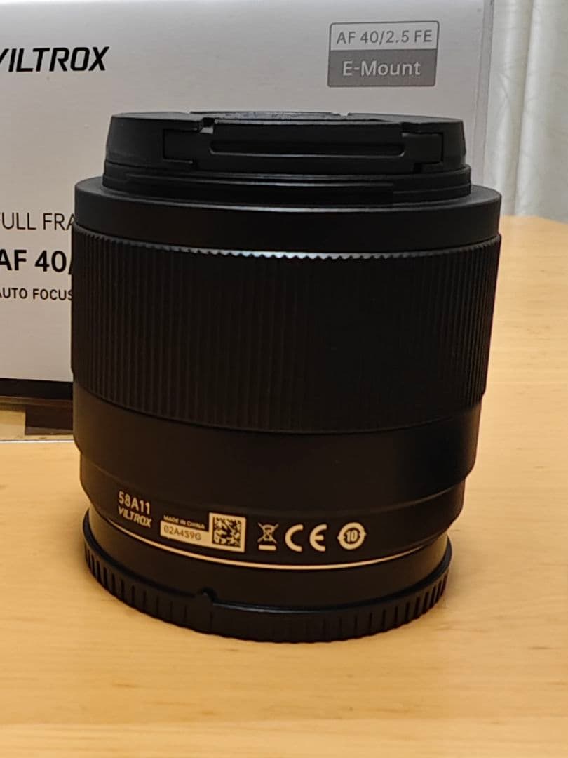 【美品】VILTROX AF 40mm F2.5 FE Eマウントレンズ