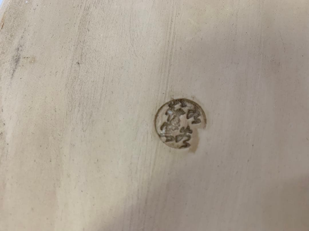 新品 九谷焼 染付 波千鳥 船置物 時代物 床飾り