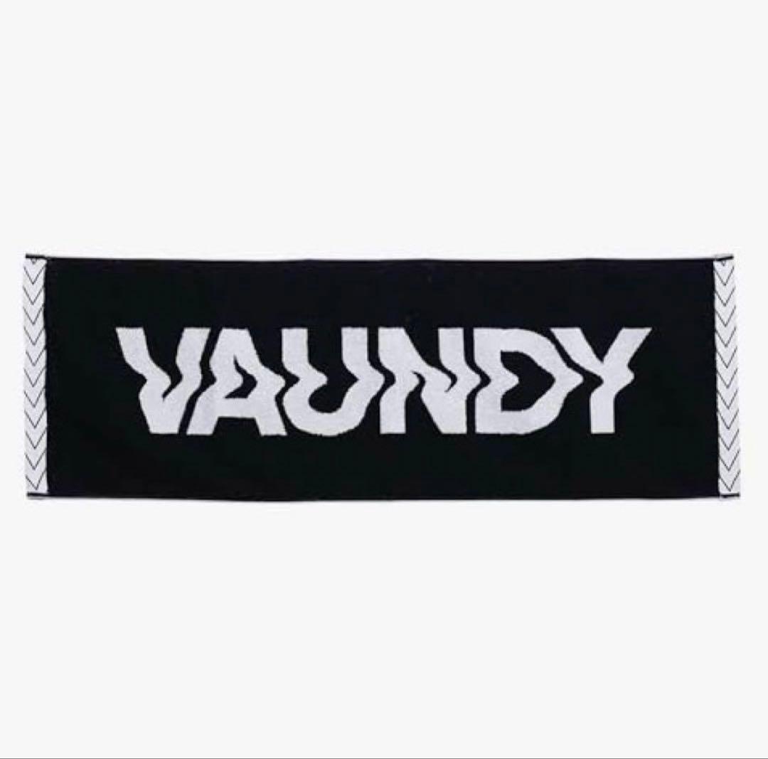 VAUNDY タオル 2枚セット オレンジ ブラック