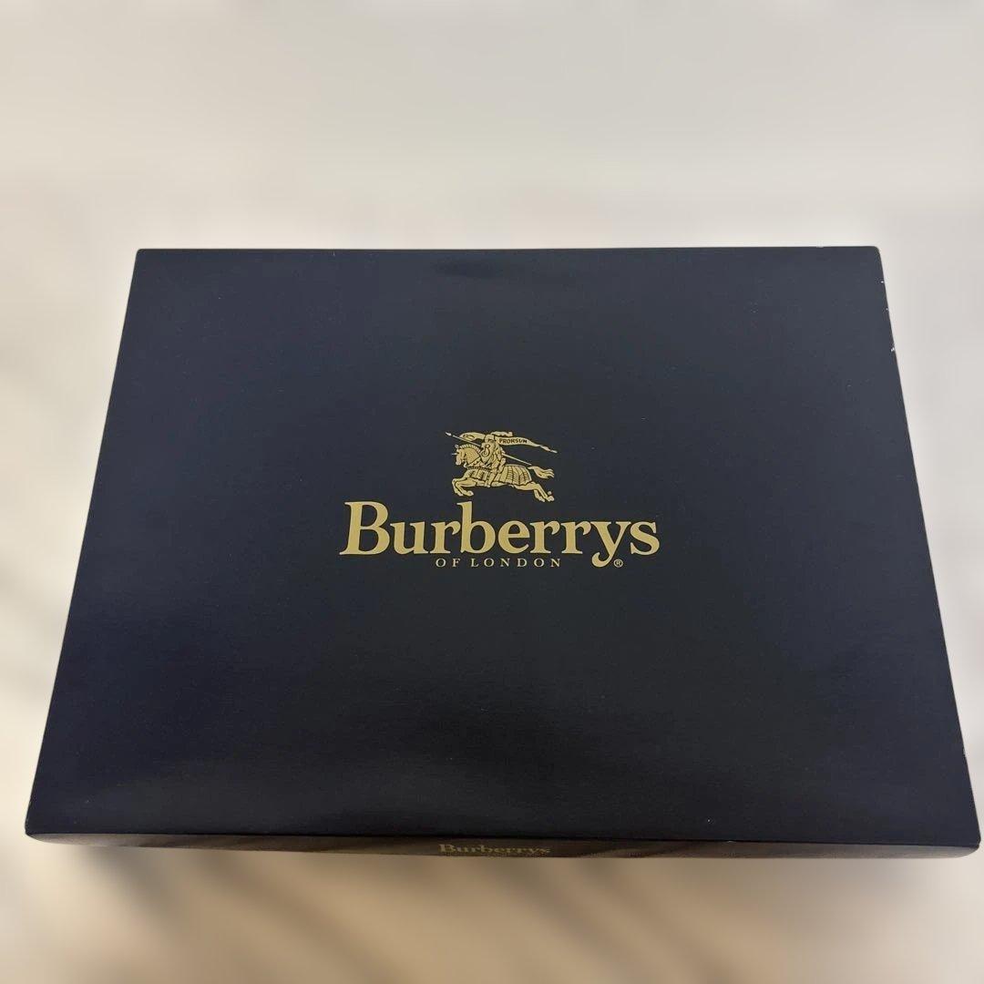 【新品未使用】Burberrys バーバリー 緑 チェック柄ブランケット
