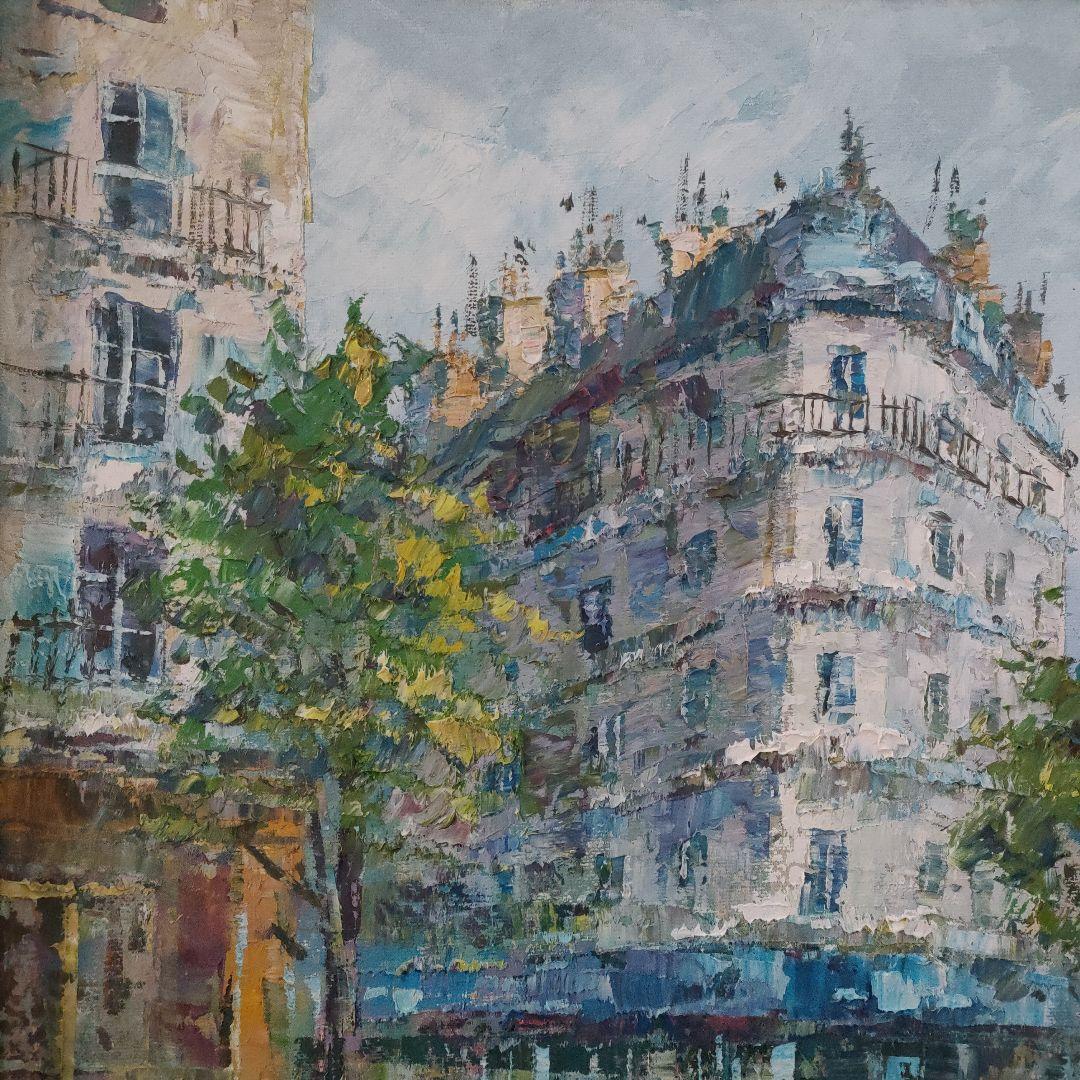 石川啓司（應美会会員）　油彩画　F6号『パリ風景』