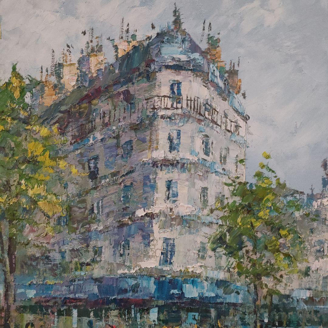 石川啓司（應美会会員）　油彩画　F6号『パリ風景』