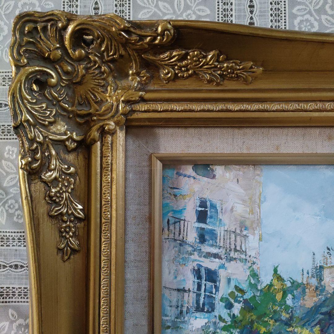 石川啓司（應美会会員）　油彩画　F6号『パリ風景』