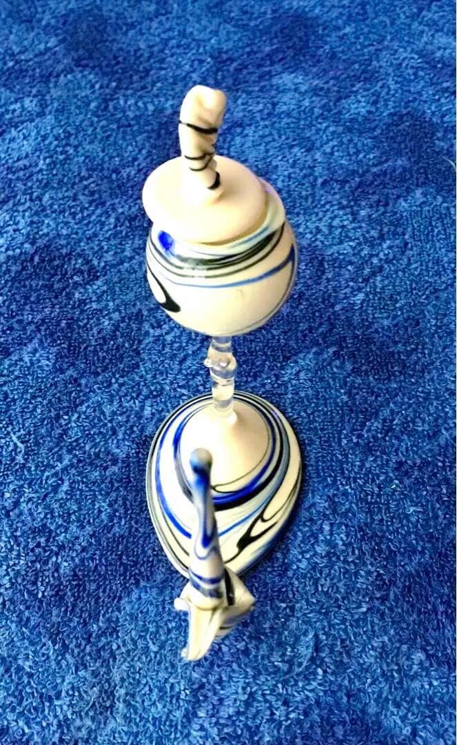 ベネチアガラス壺とペン(メルカリ専用)