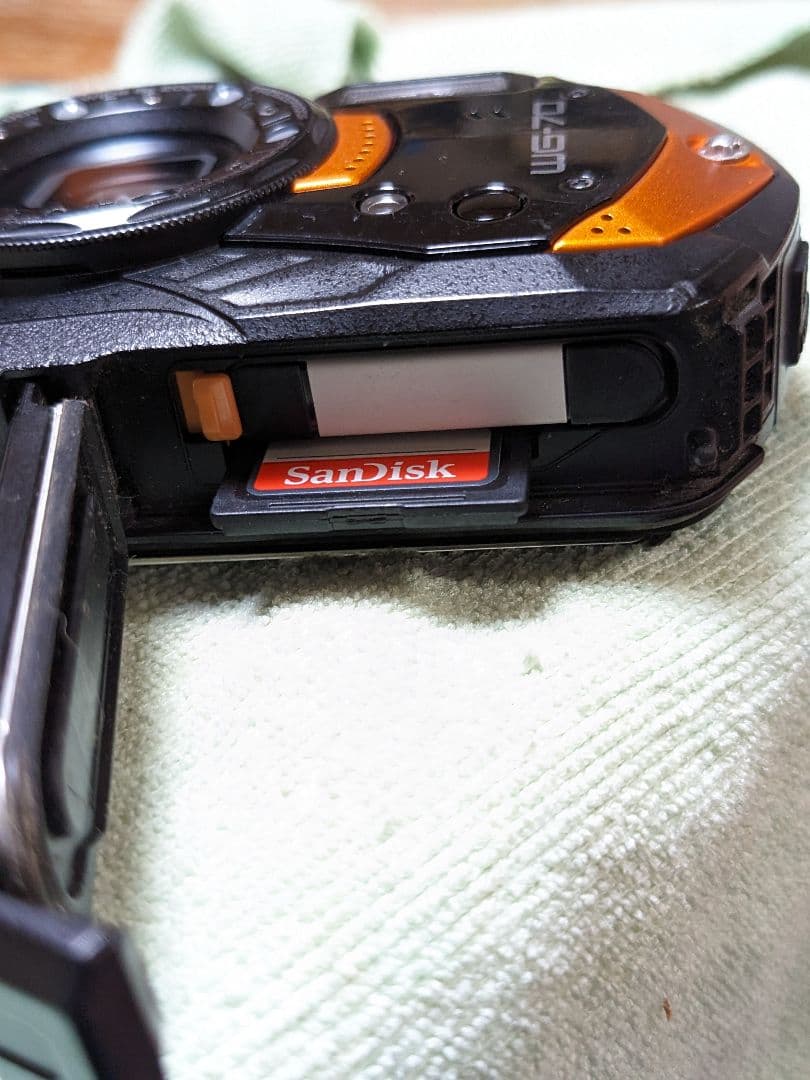 リコー　WG-70.防水デジタルカメラ。