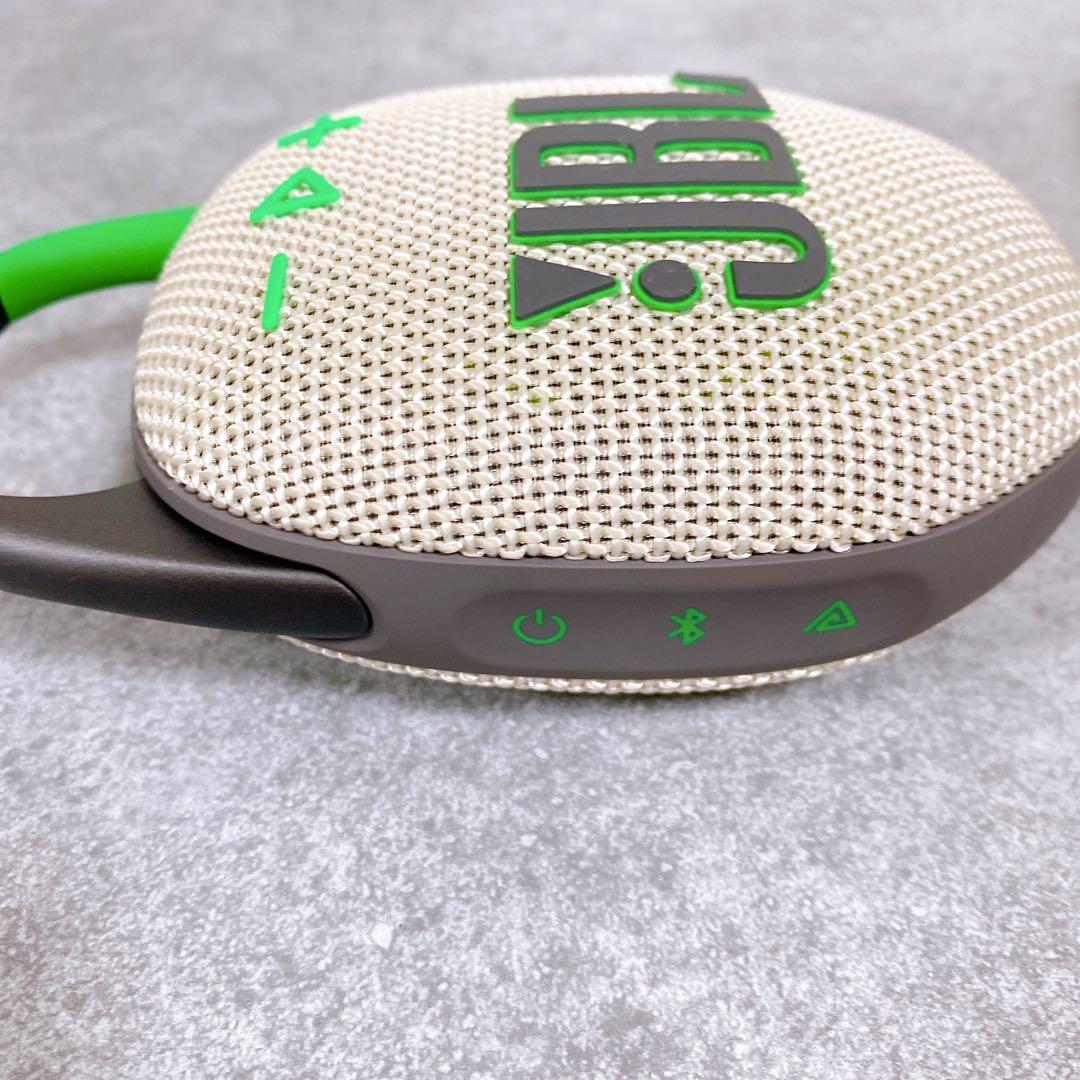 【美品】JBL CLIP 5 ワイヤレススピーカー ウィンブルドングリーン