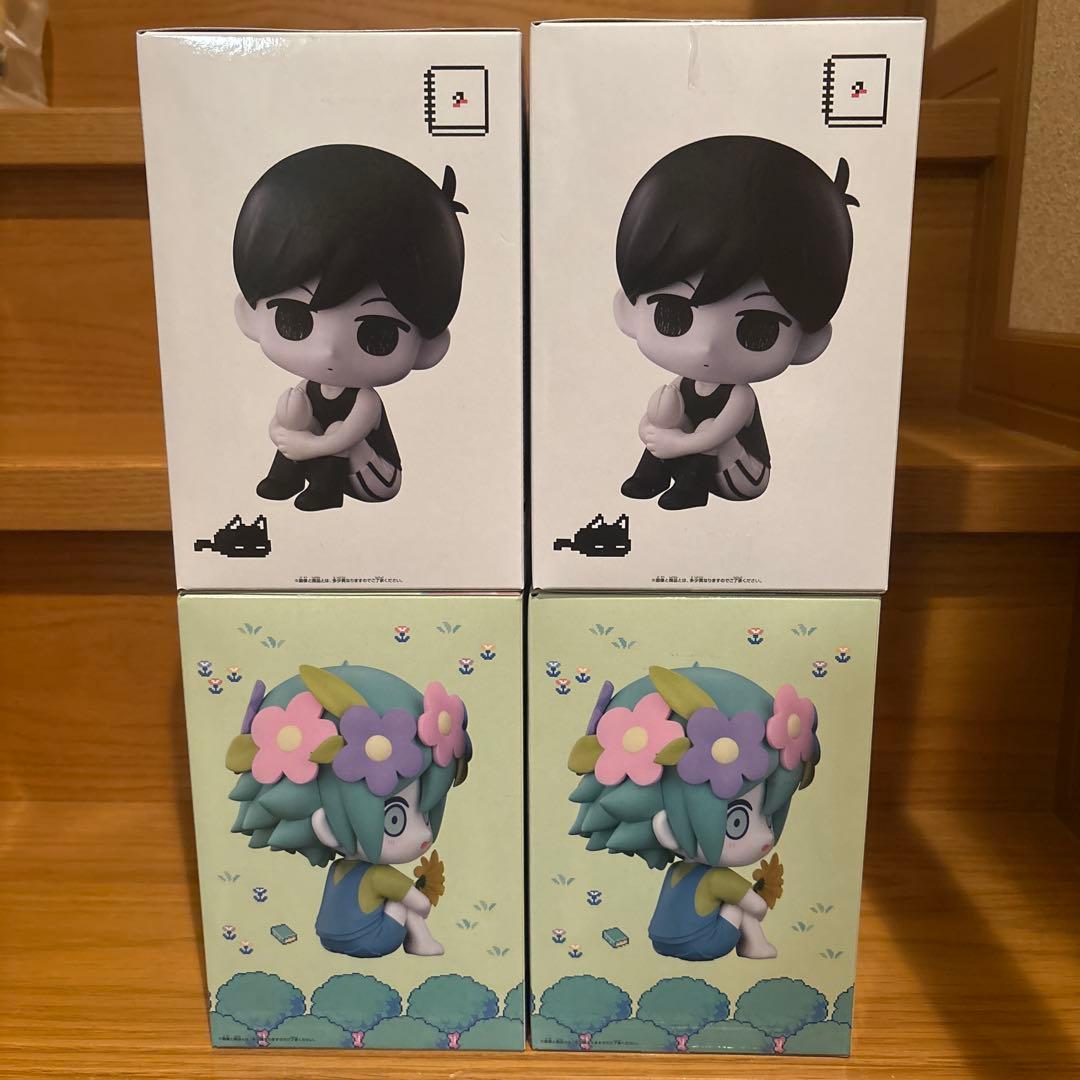 OMORI おすわりフィギュア-オモリ、バジル- 4個セット