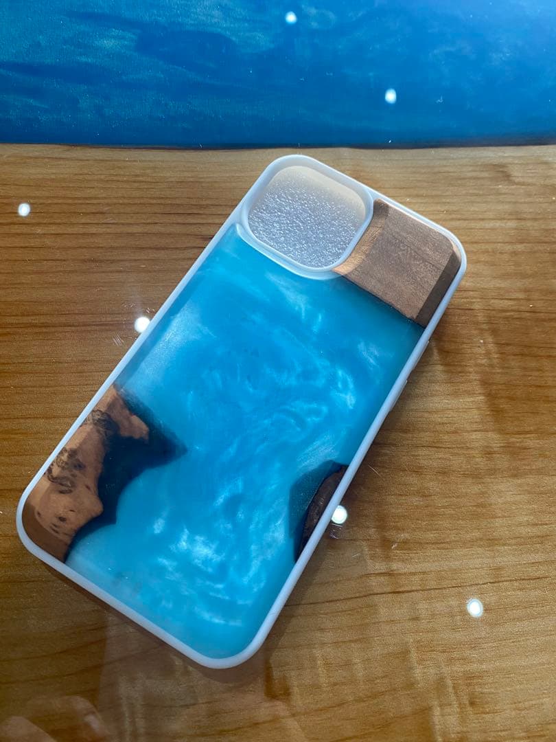 iPhoneケース レジンアート ハンドメイド オーダー可能