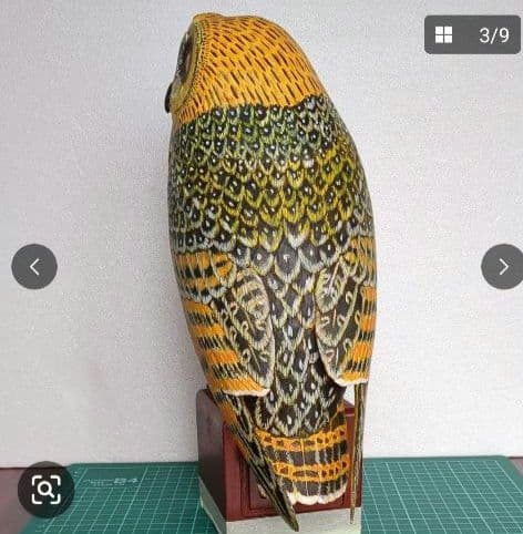 ミミズク バードカービング フクロウ