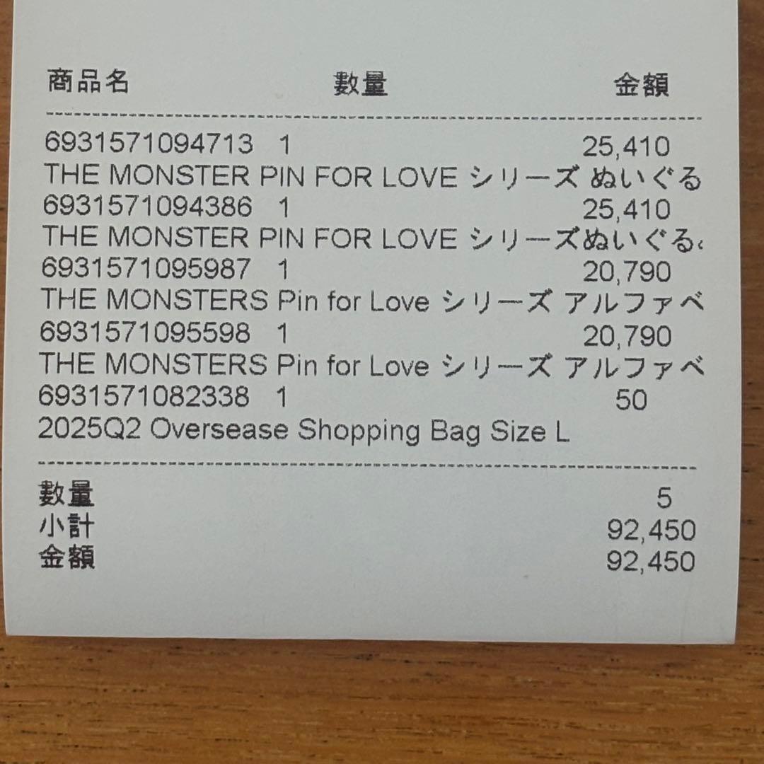 ラブブ LABUBU イニシャル ストラップ R