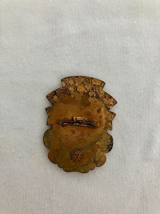 の解放50年ピンバッジ