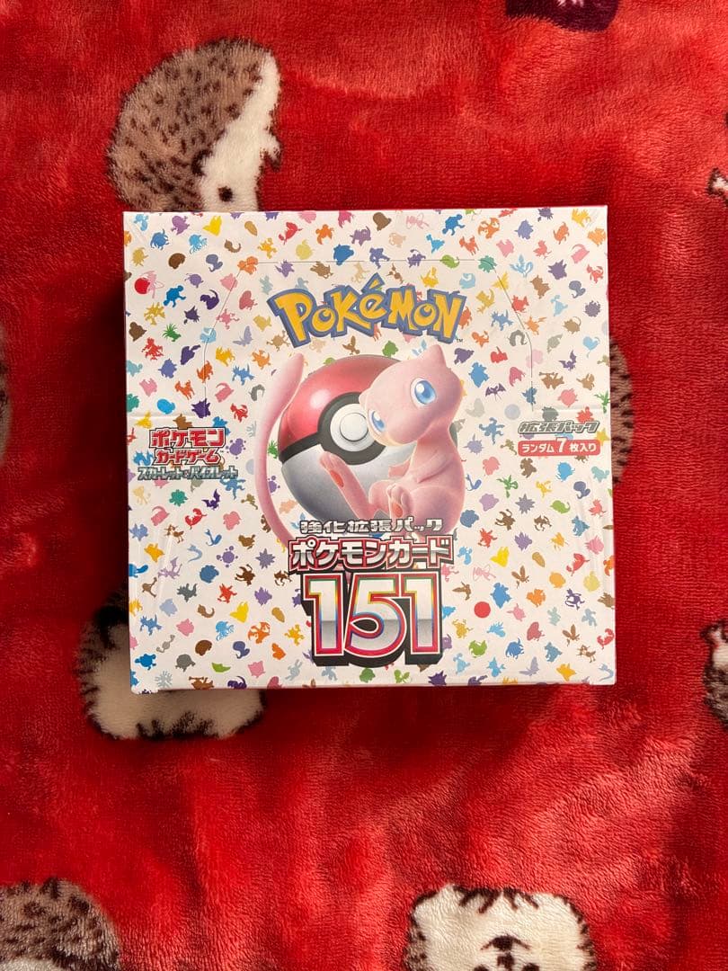 ポケモンカード151 BOXシュリンク付き