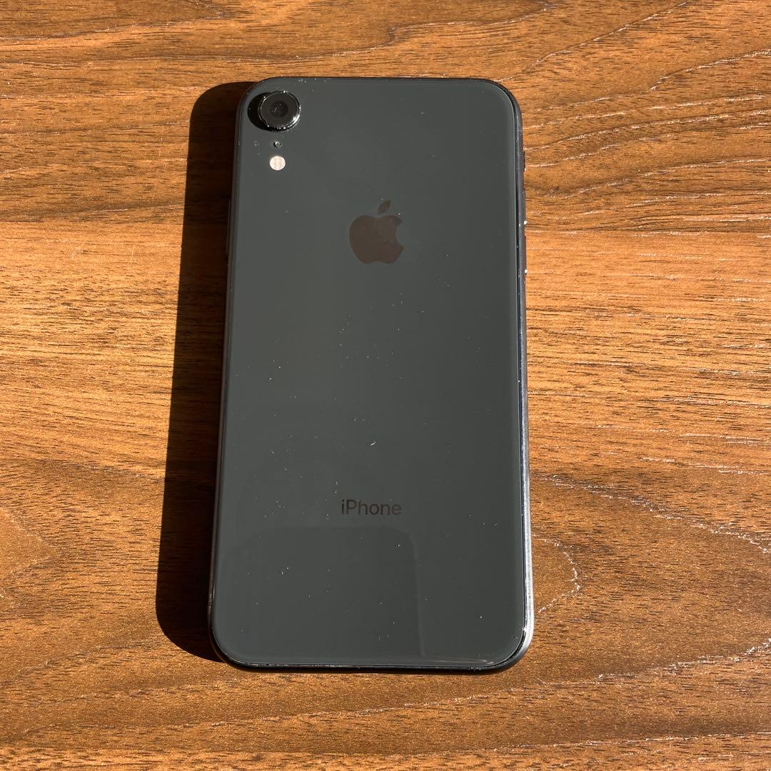専用　Apple iPhone XR ブラック64GB faceID不可