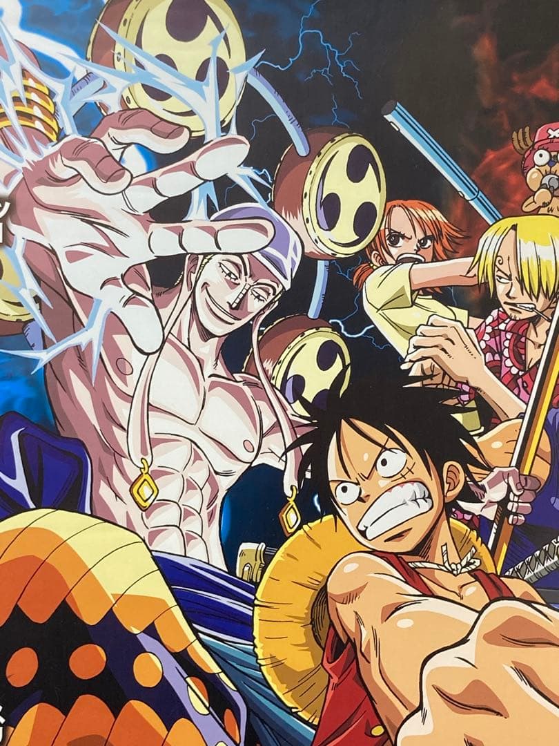 ワンピース グランドバトル!3 販促ポスター B2 ルフィ エネル 尾田栄一郎