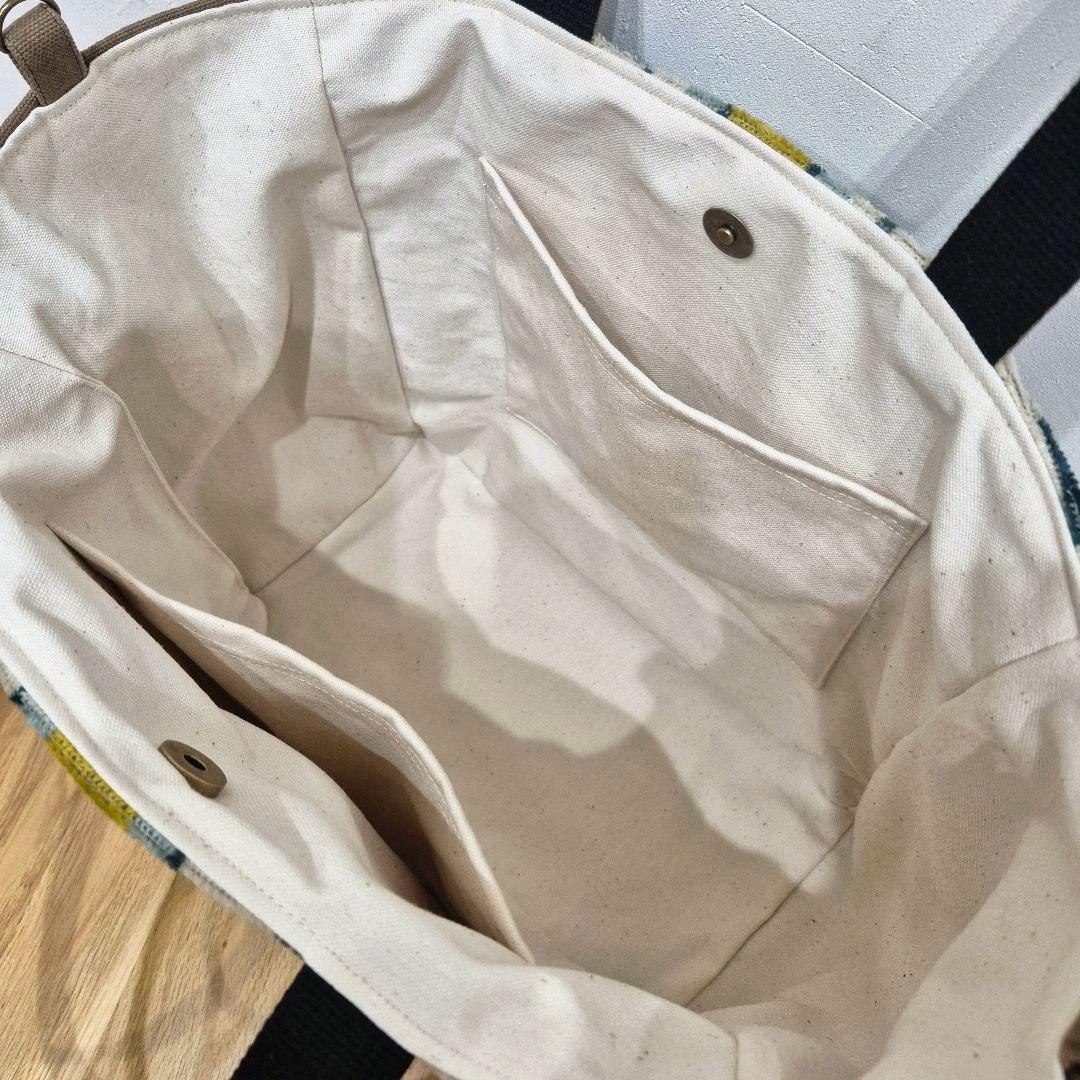 NO. 219 ペンドルトン サイドポケット付きトートバッグ ハンドメイド