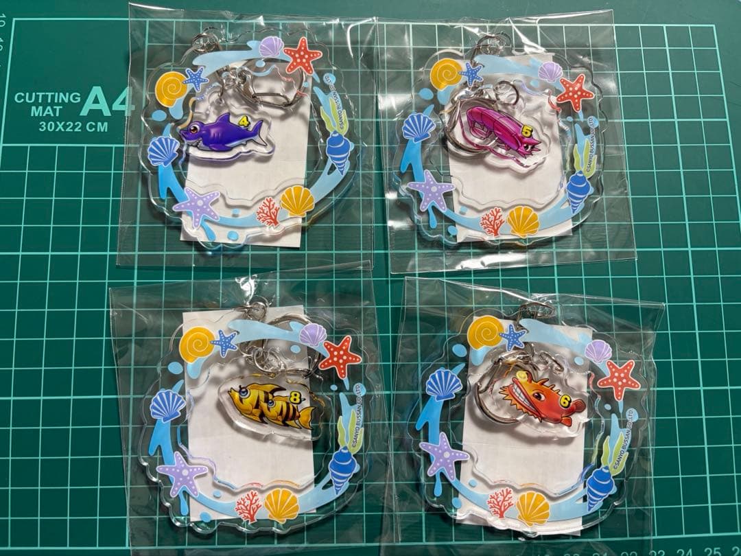 くじコレ　海物語　アクリルキーホルダー　8個セット