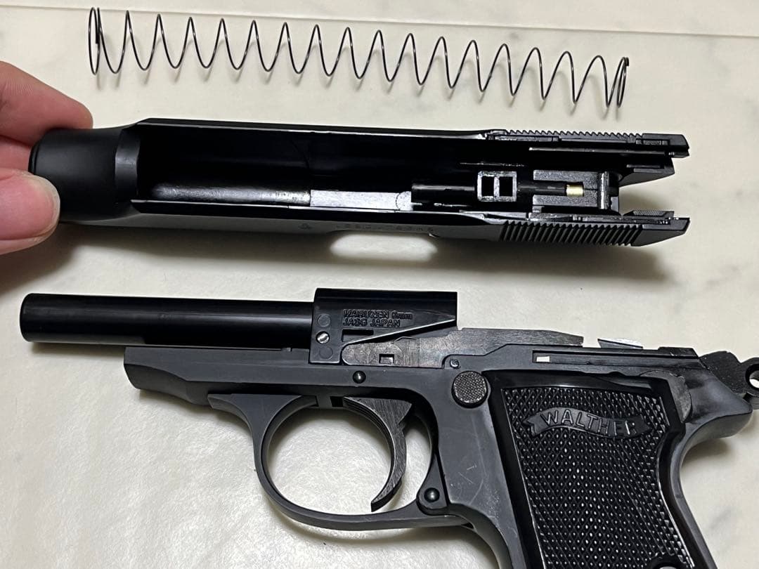 マルゼン ワルサーPP ガスブローバック ブラック