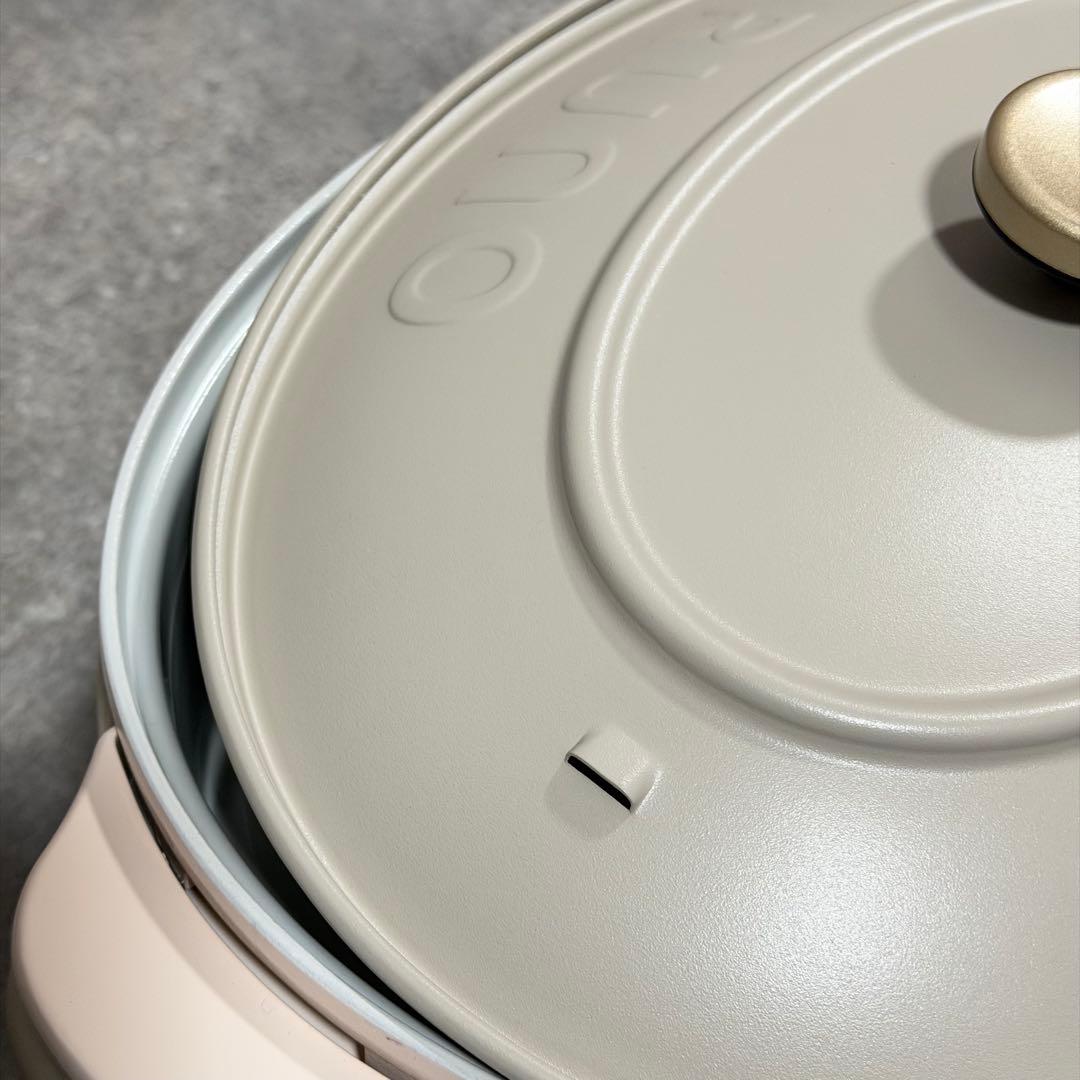 BRUNO オーバルホットプレート たこ焼き 鍋 ホットプレート グレージュ