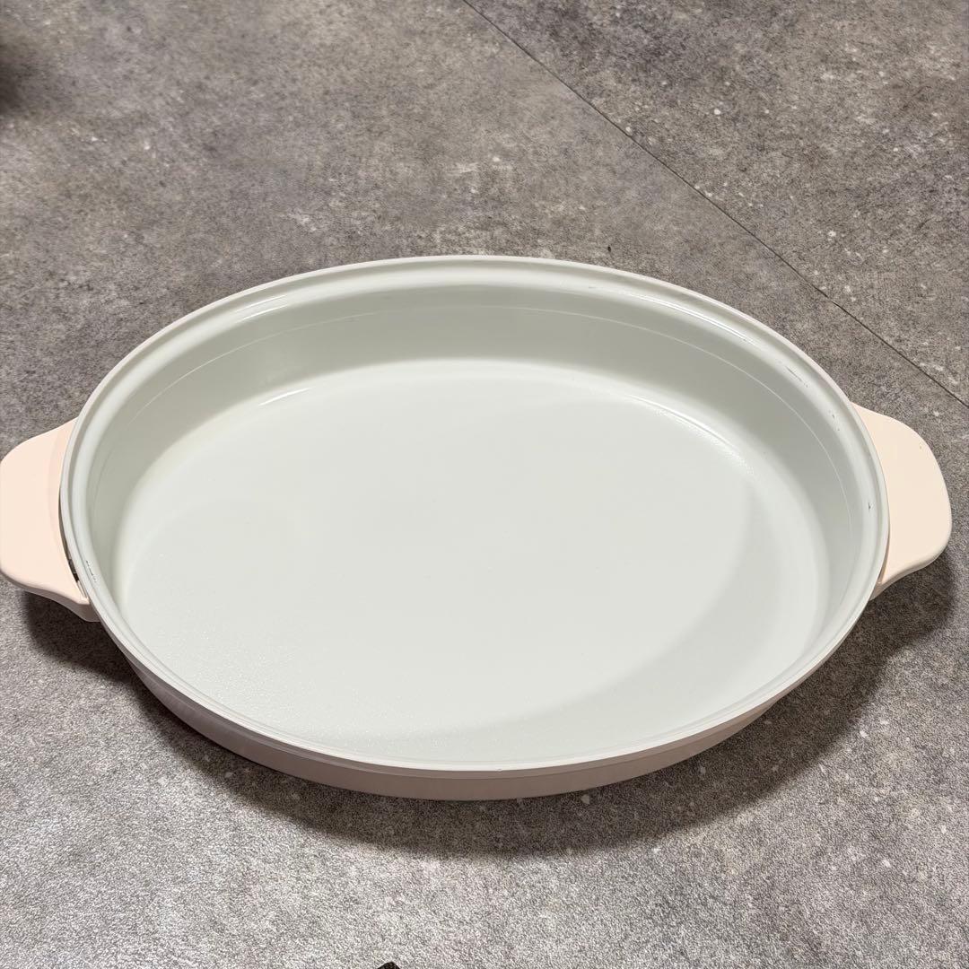 BRUNO オーバルホットプレート たこ焼き 鍋 ホットプレート グレージュ