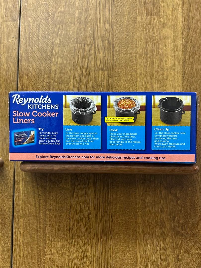 Reynolds KITCHENS スロークッカーライナー 小サイズ 5枚入×3