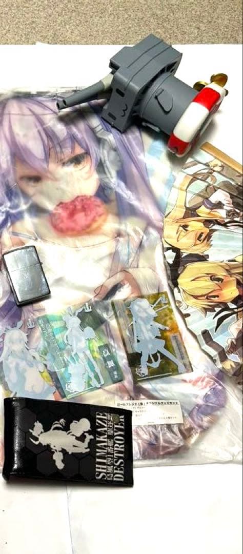 レア！艦コレ13点　ライター、扇子、カード、缶バッチ、ストラップ、カードホルダー