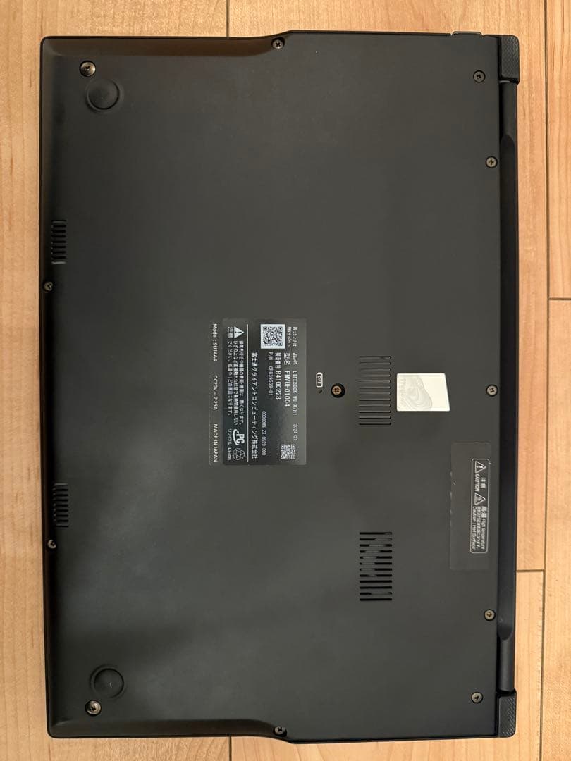 Windowsノート本体 FUJITSU LIFEBOOK WU-X/H1 256GB Core i7