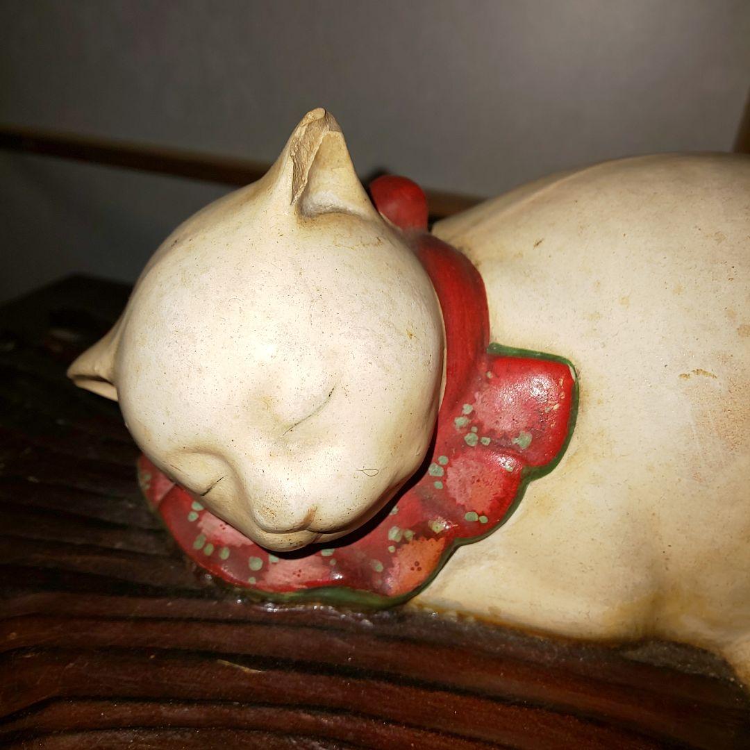 骨董品 和印 眠り猫 からくり 春画 人形 送料込み