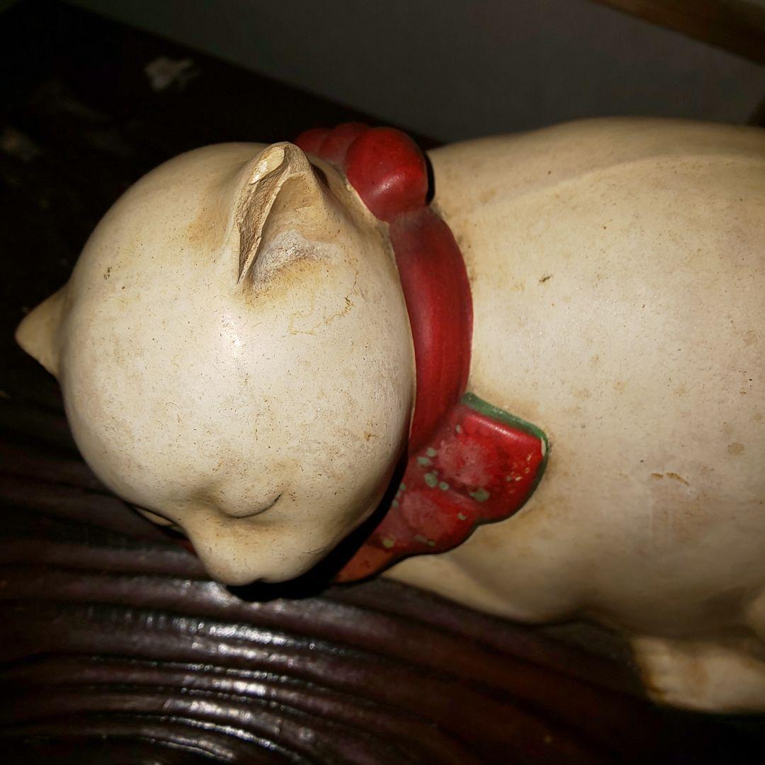 骨董品 和印 眠り猫 からくり 春画 人形 送料込み