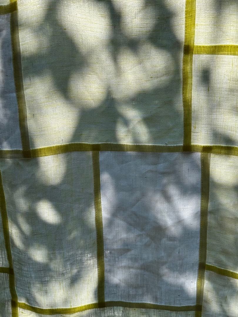 「夏のレモン色」麻ポジャギ