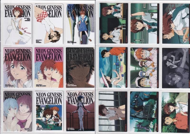 エヴァンゲリオン　カードダスマスターズ参集　全種　特典カード・専用バインダ付