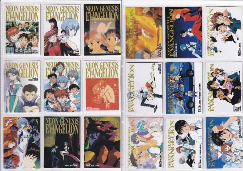 エヴァンゲリオン　カードダスマスターズ参集　全種　特典カード・専用バインダ付