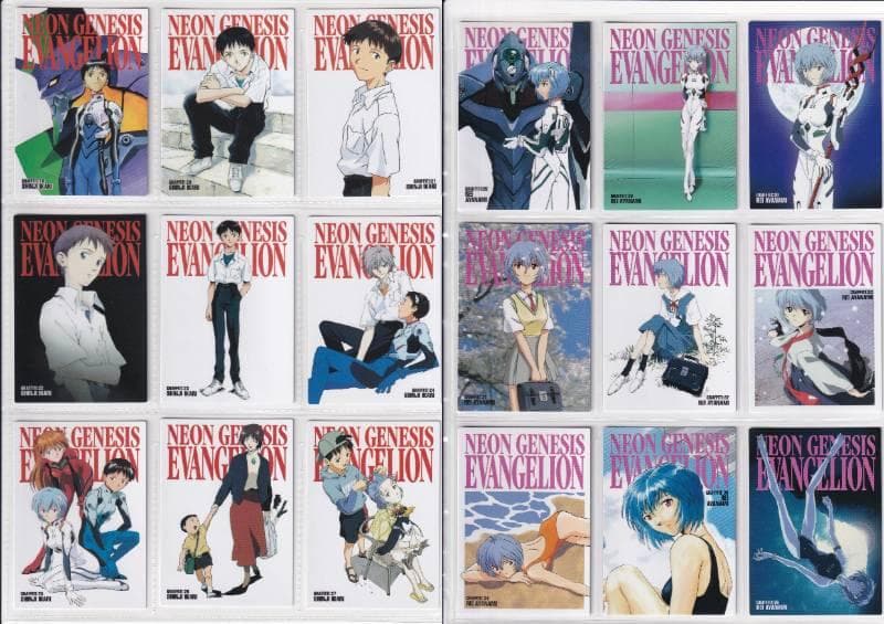 エヴァンゲリオン　カードダスマスターズ参集　全種　特典カード・専用バインダ付