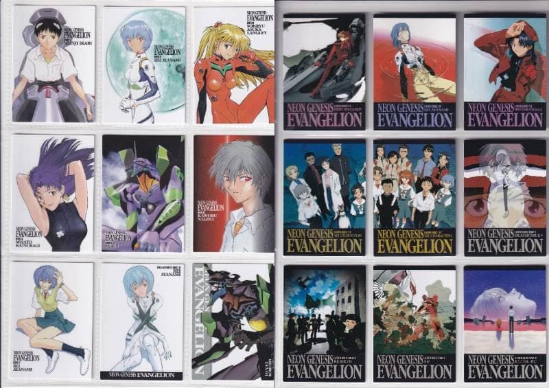 エヴァンゲリオン　カードダスマスターズ参集　全種　特典カード・専用バインダ付