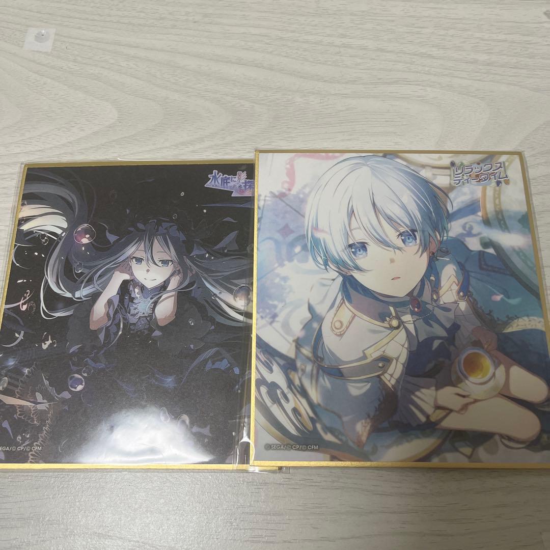 宵崎奏　グリ缶　色紙　アクリルキーホルダー　ヴァイスシュヴァルツ