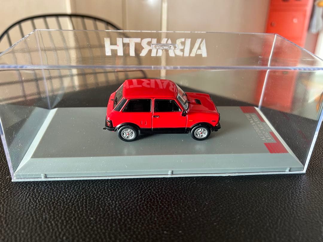 AUTOBIANCHI A112 ABARTH 1979 ミニカー 赤
