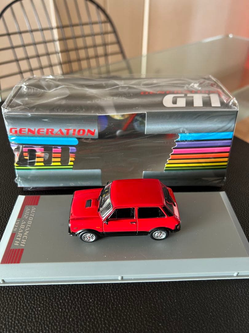 AUTOBIANCHI A112 ABARTH 1979 ミニカー 赤