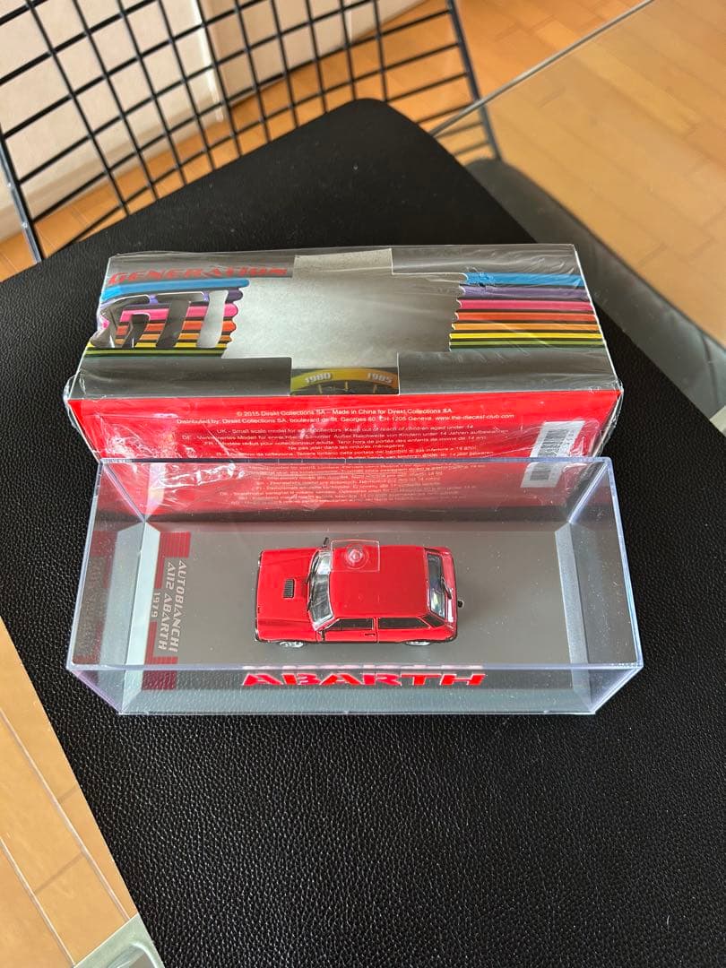 AUTOBIANCHI A112 ABARTH 1979 ミニカー 赤