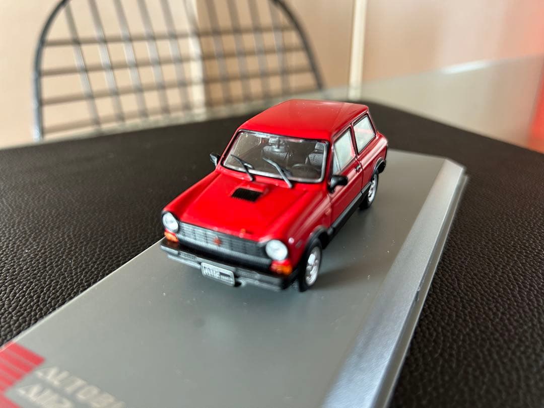 AUTOBIANCHI A112 ABARTH 1979 ミニカー 赤