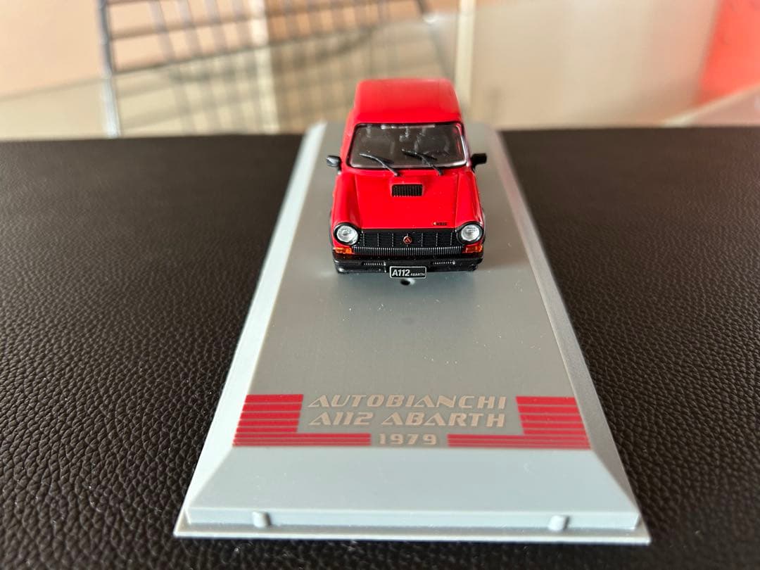 AUTOBIANCHI A112 ABARTH 1979 ミニカー 赤