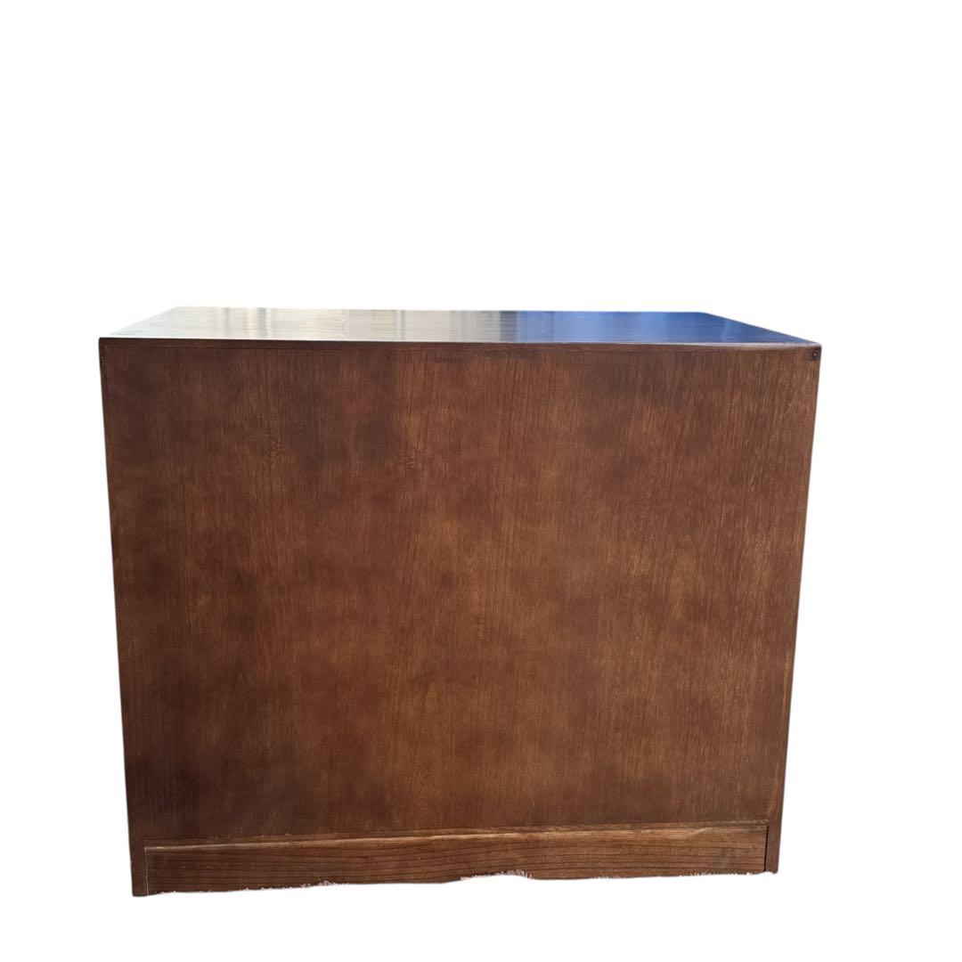 アンティーク民芸家具木製和タンス飾り棚収納家具 桐材無垢箪笥