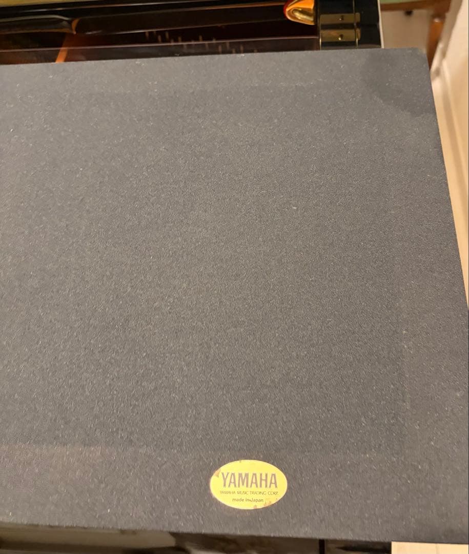 グランドピアノフロントフレームカバーブラック