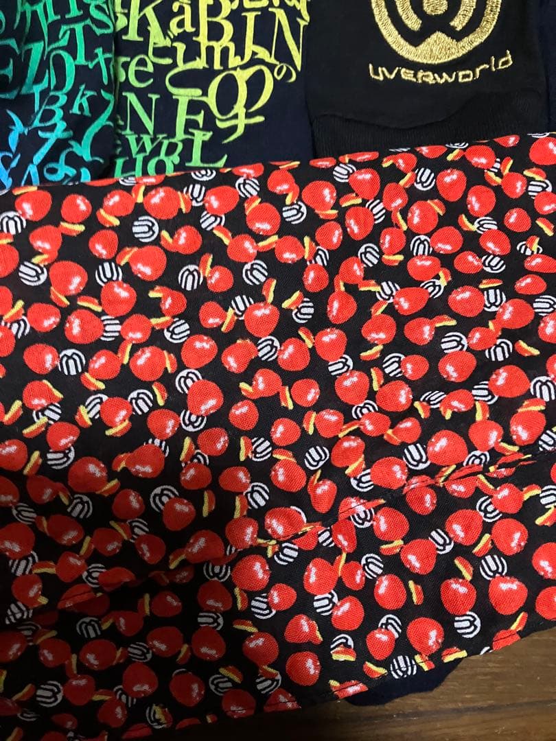 UVERworld ライブグッズ グローブゴールド Tシャツ ハンカチ バンダナ