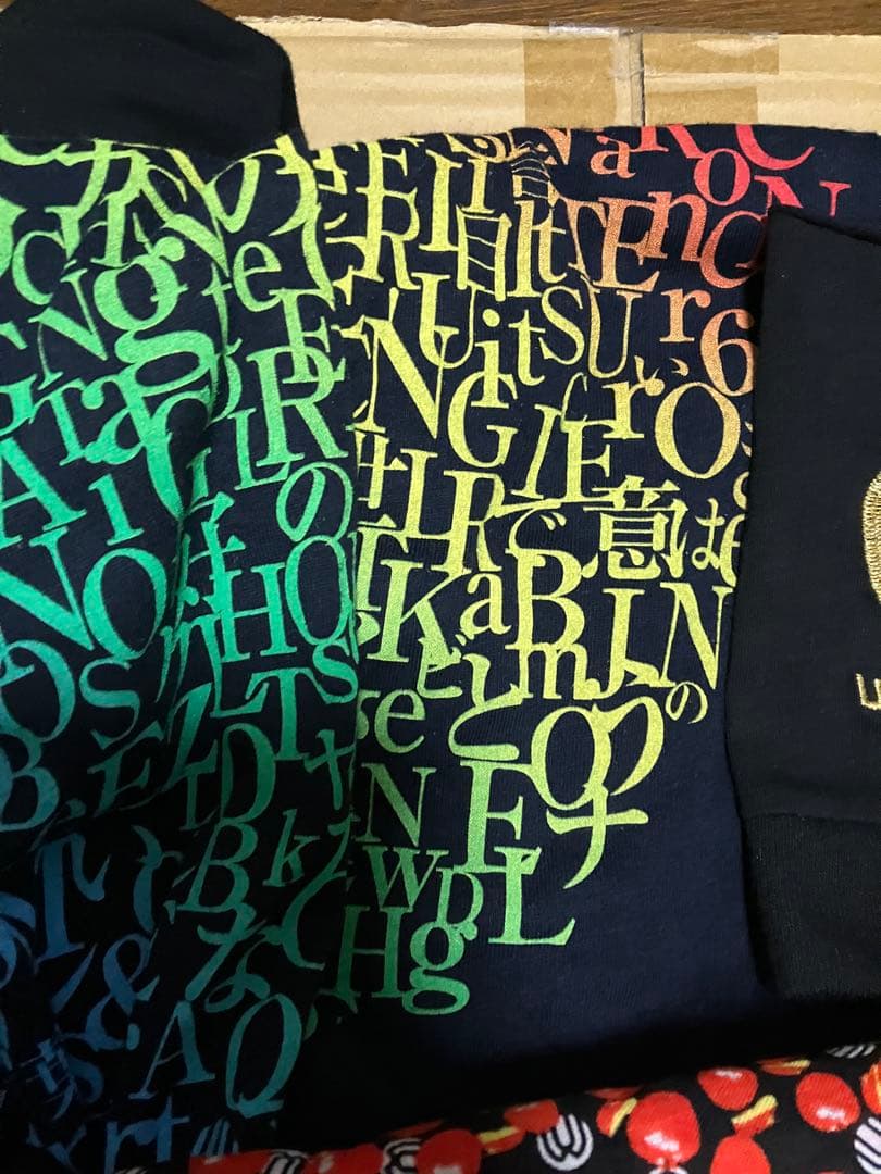 UVERworld ライブグッズ グローブゴールド Tシャツ ハンカチ バンダナ