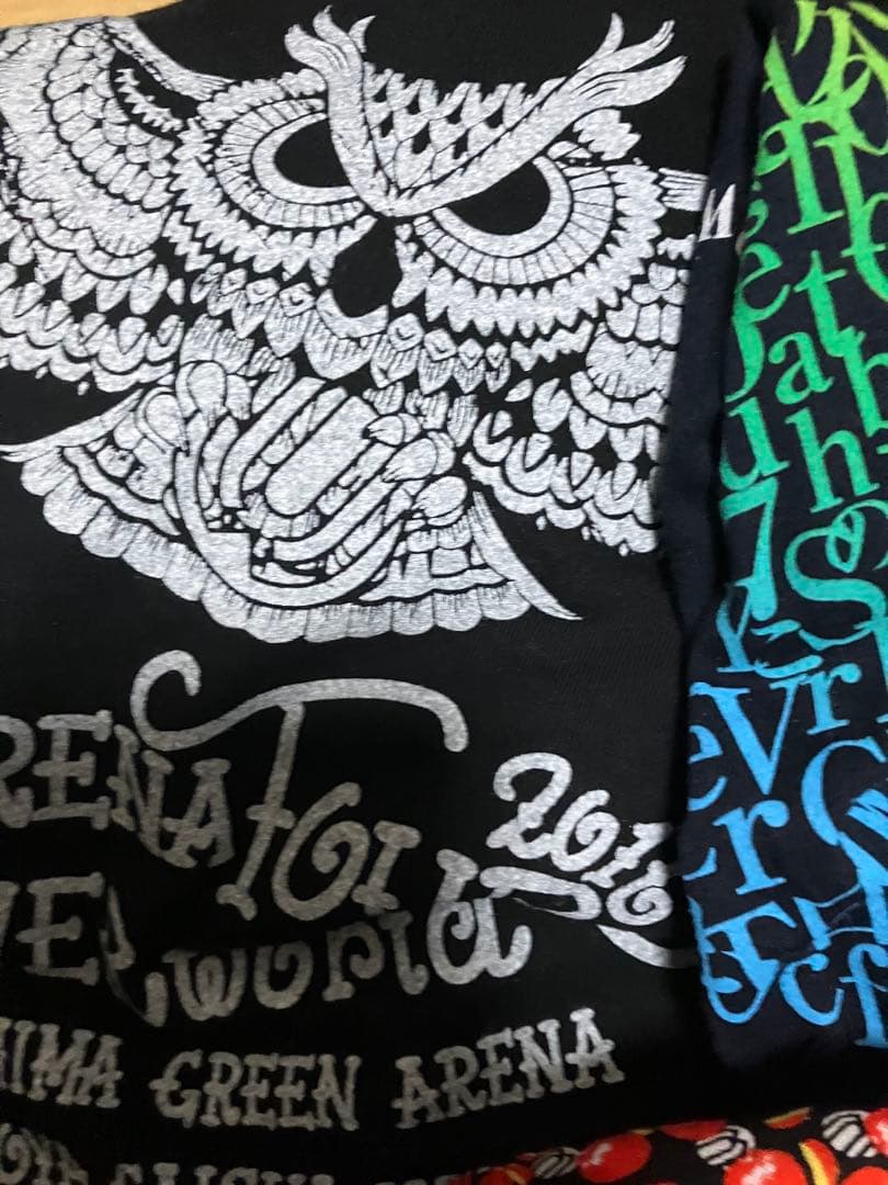 UVERworld ライブグッズ グローブゴールド Tシャツ ハンカチ バンダナ