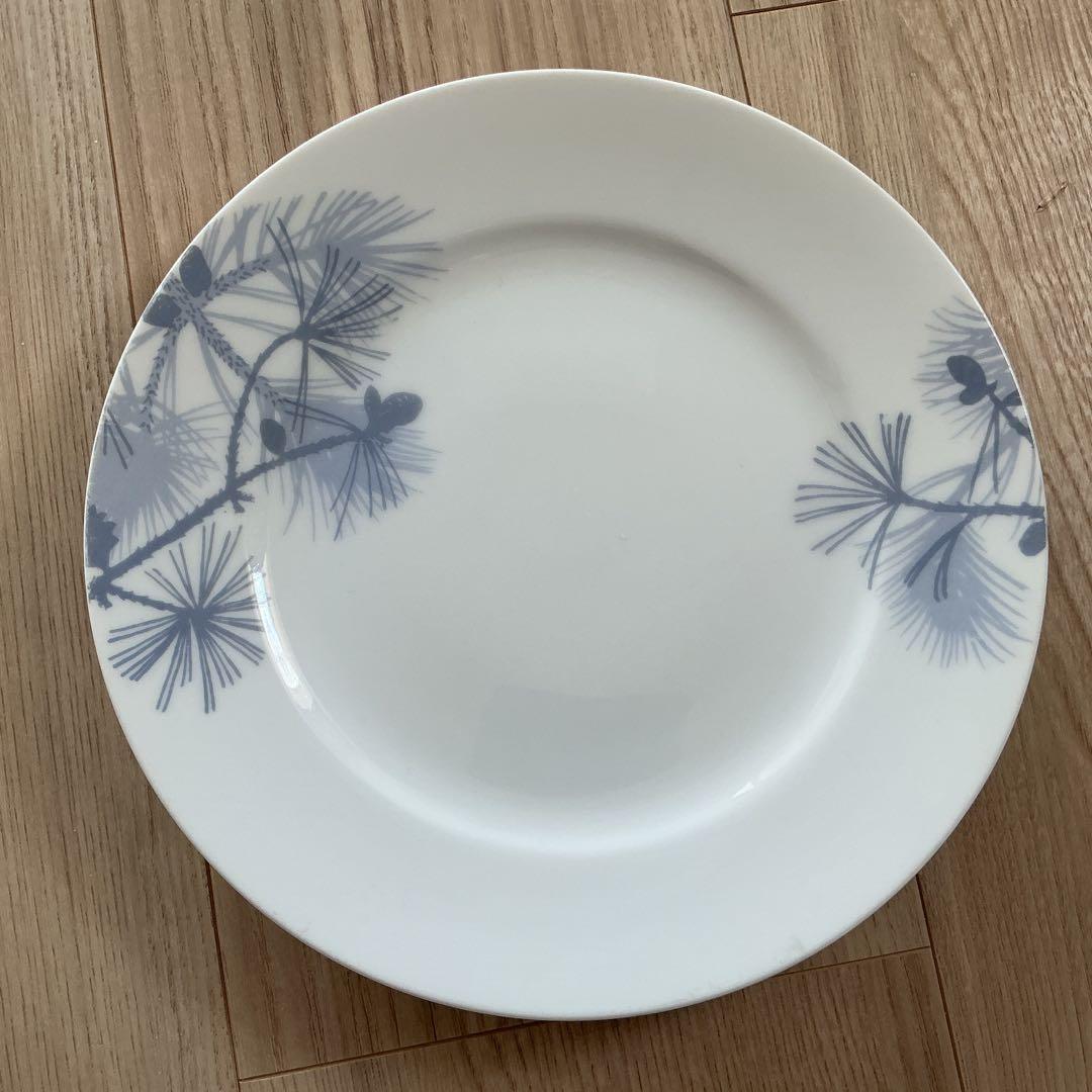 オールドノリタケ　プレート　2枚セット　松葉模様