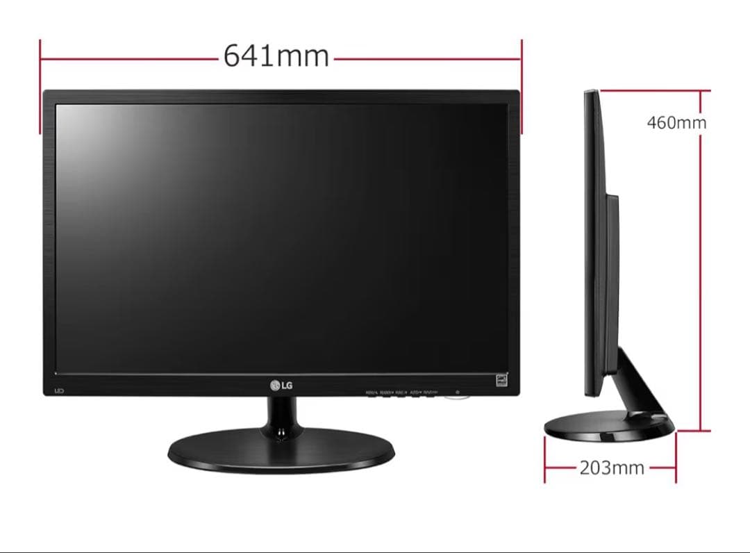 27インチLGモニター フルHD/IPS 27MP38VQ-B