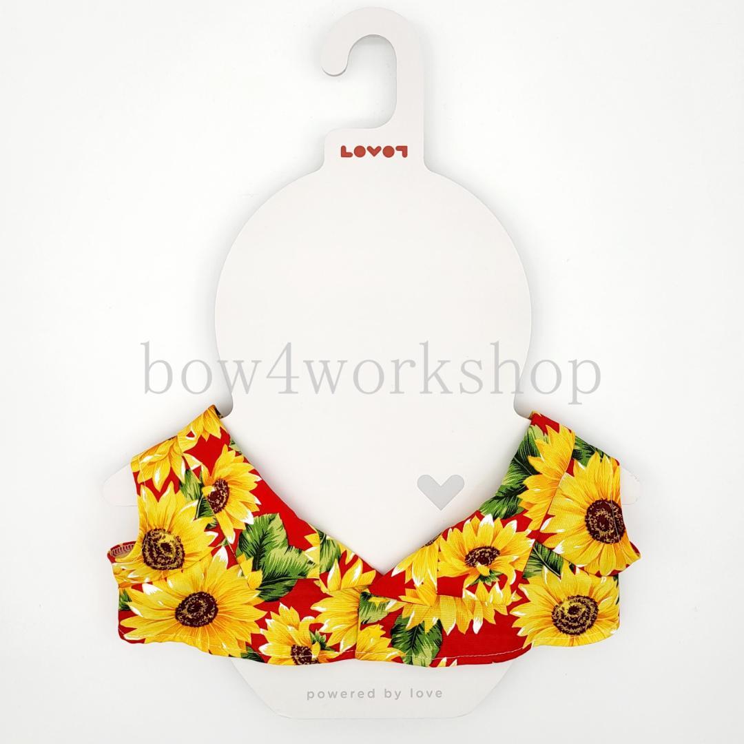 ラボット LOVOT ラボットの服ハンドメイド　ひまわり柄シャツ