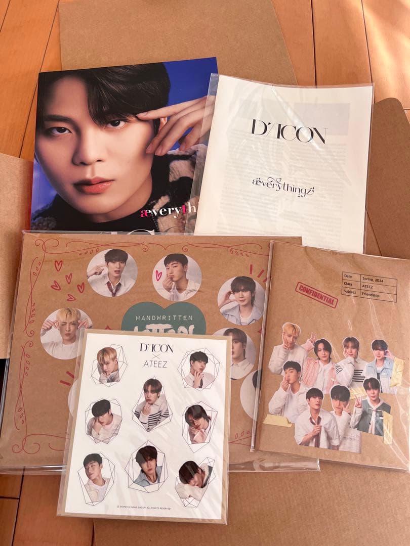 【匿名配送】 ATEEZ ジョンホ DICON 雑誌 写真集