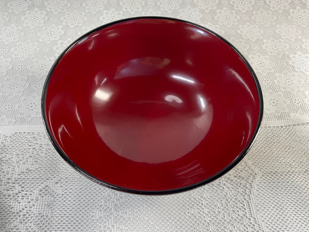 秋田　川連漆器　多用椀　天然木　5椀